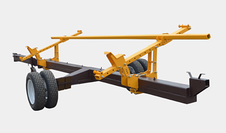 ОДНООСНАЯ ТЕЛЕЖКА ДЛЯ ТРАНСПОРТИРОВКИ ЖАТОК "CARRELLO"