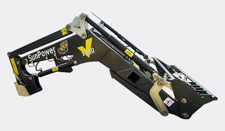 «SunPower» MAX 1200 ФРОНТАЛЬНИЙ НАВАНТАЖУВАЧ